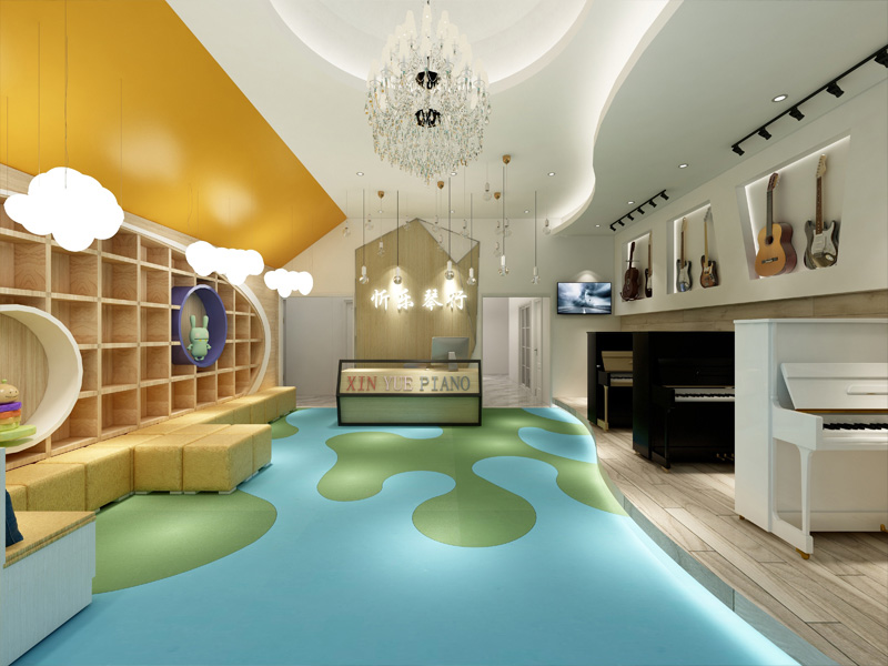 鋼琴培訓(xùn)店裝修設(shè)計施工案例