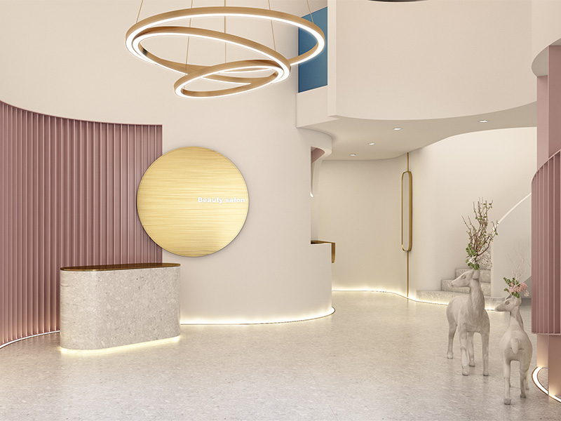羅蘭佩蒂現代簡約美容院裝修設計案例