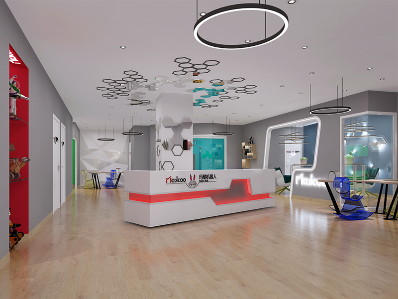 杭州瑪酷機器人培訓(xùn)中心裝修設(shè)計案例