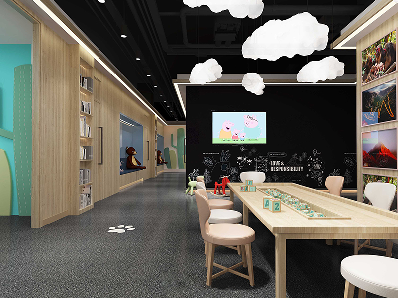 杭州優(yōu)奕龍早教培訓(xùn)機構(gòu)裝修設(shè)計案例