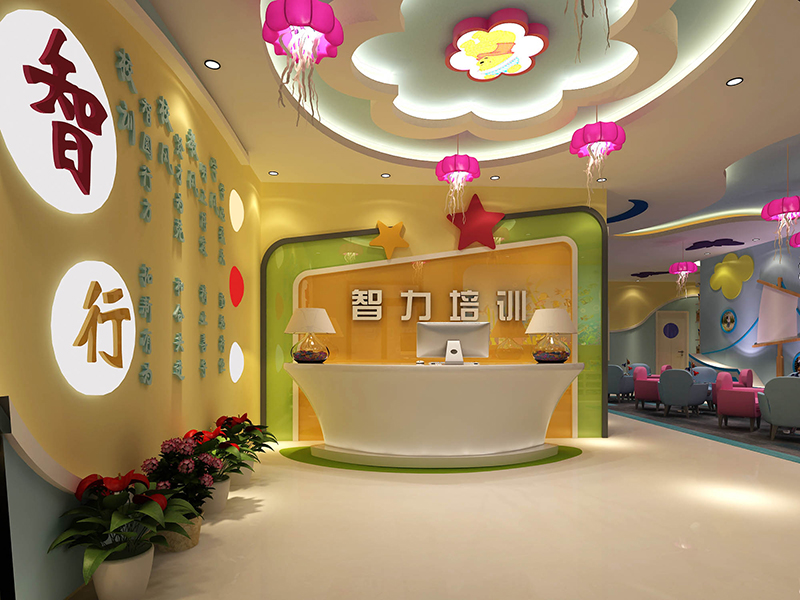 杭州智力培訓(xùn)機構(gòu)少兒跆拳道館裝修設(shè)計案例