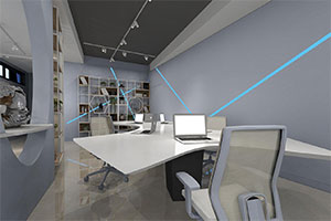 100方小型辦公室裝修設計全景案例