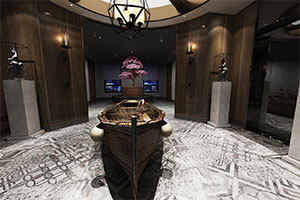 海鮮主題餐廳裝修設(shè)計全景圖