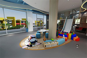 恒佳國際教育機構裝修設計全景案例