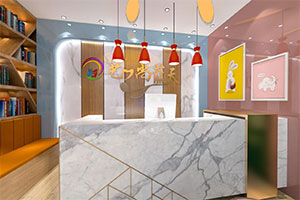 幼兒繪畫機構裝修設計全景效果圖